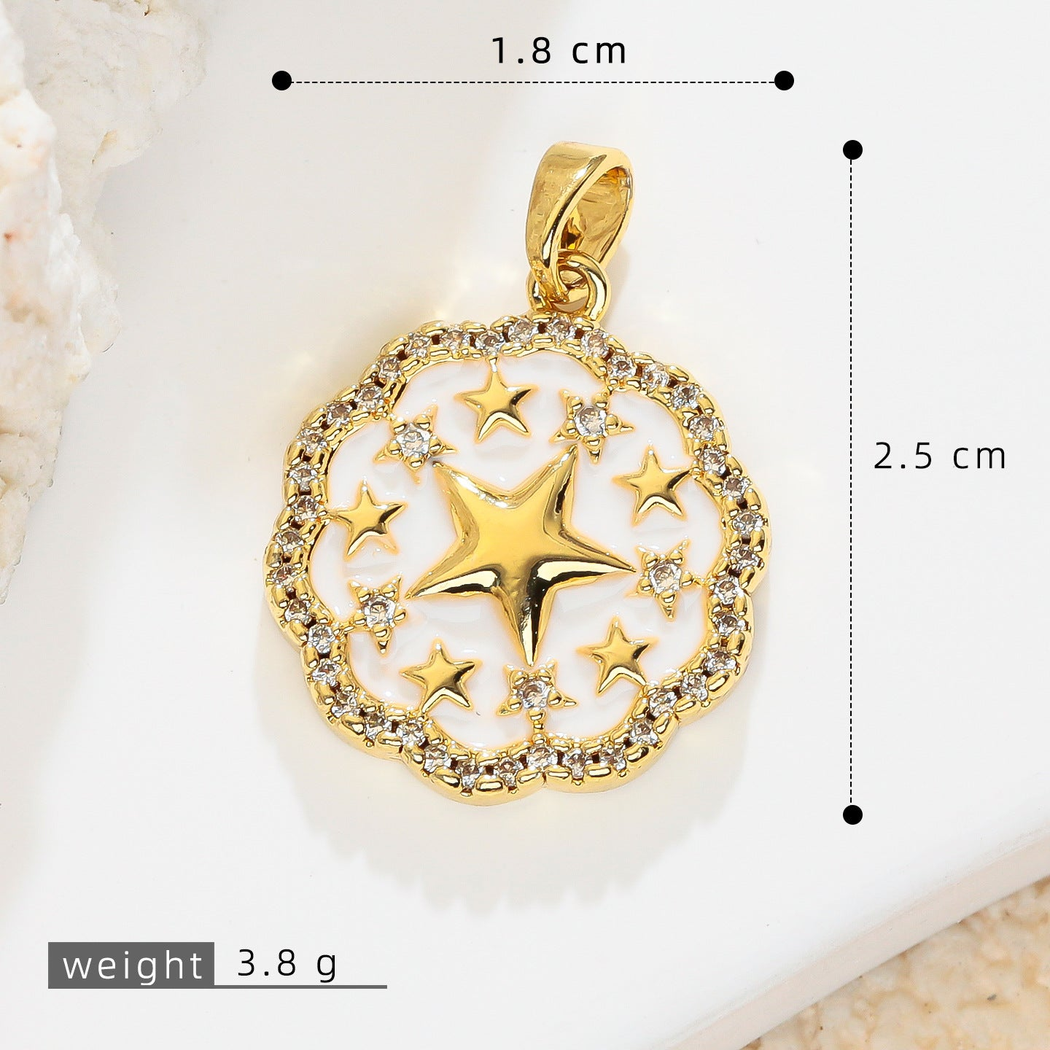 Elvane - Starry Medallion Pendant Only
