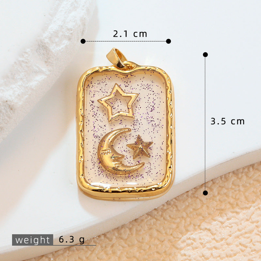 Elvane - Glittered Symbol Pendant Only
