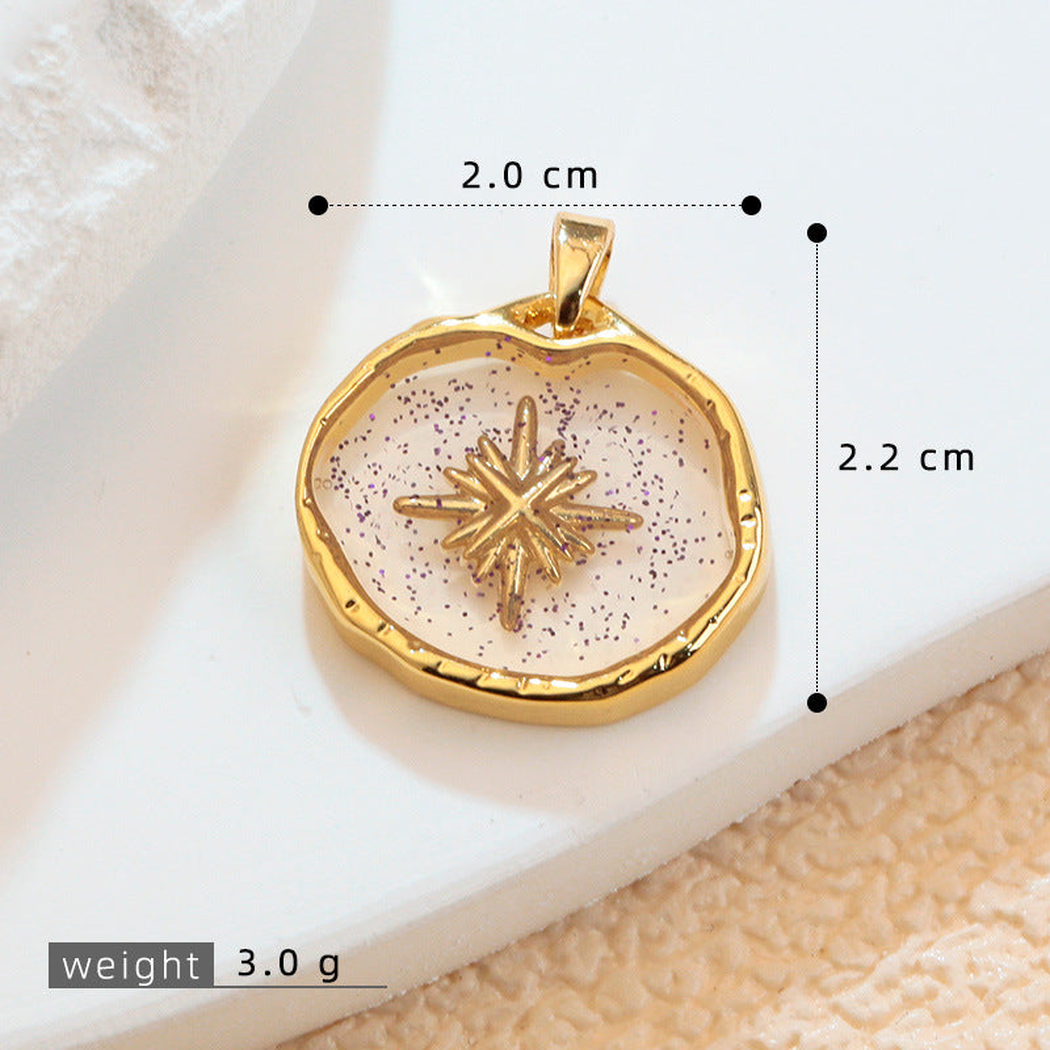 Elvane - Glittered Symbol Pendant Only