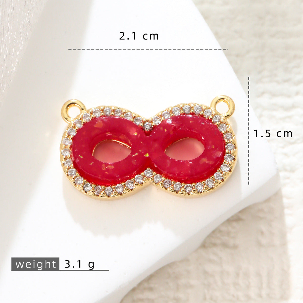 Elvane - Infinity Double-Loop Pendant Only