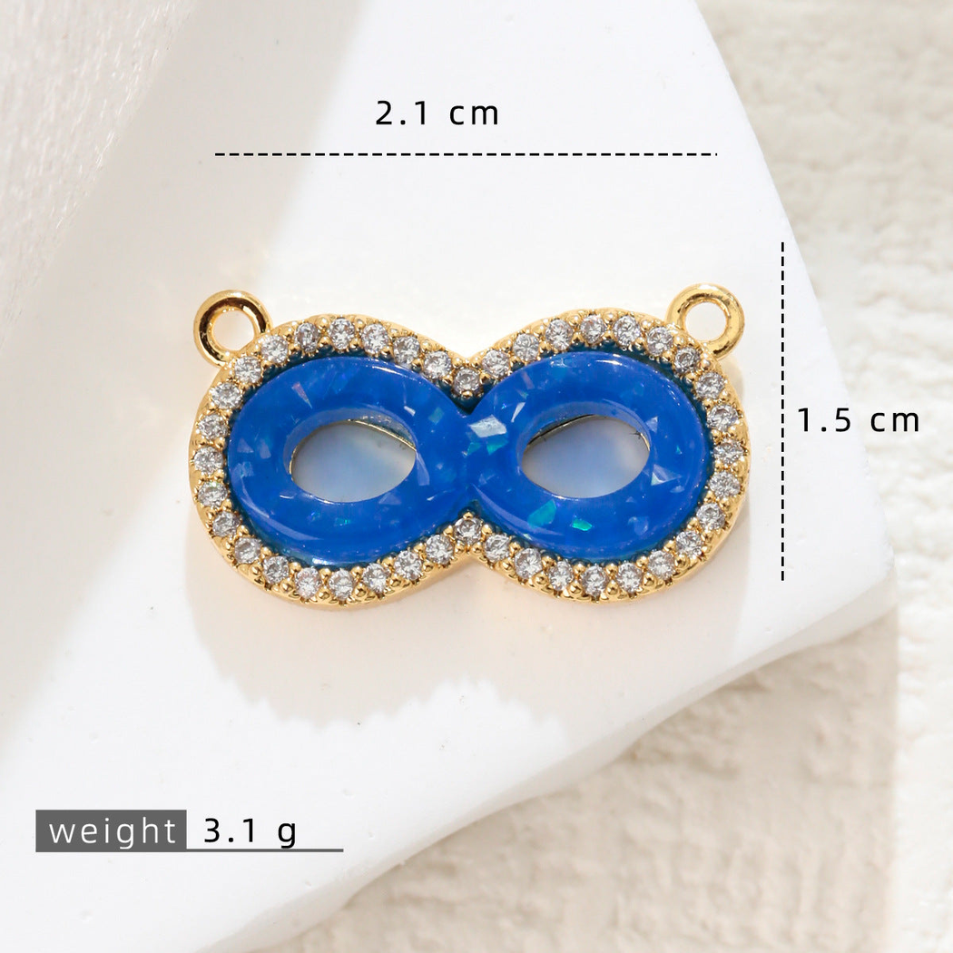 Elvane - Infinity Double-Loop Pendant Only
