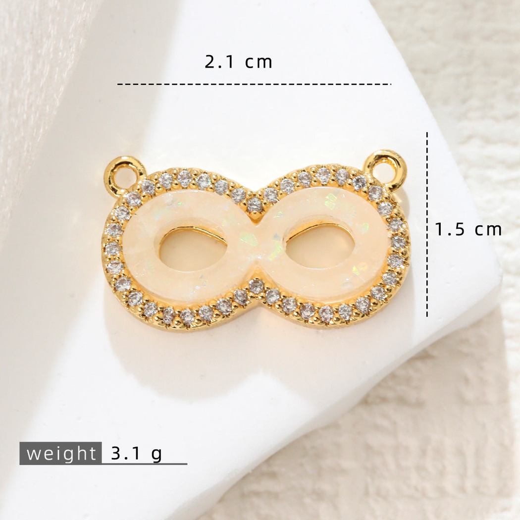 Elvane - Infinity Double-Loop Pendant Only