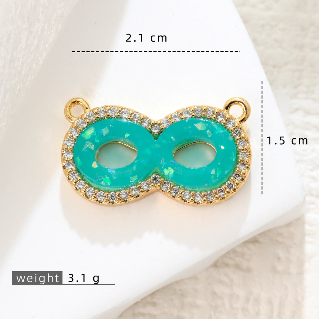 Elvane - Infinity Double-Loop Pendant Only