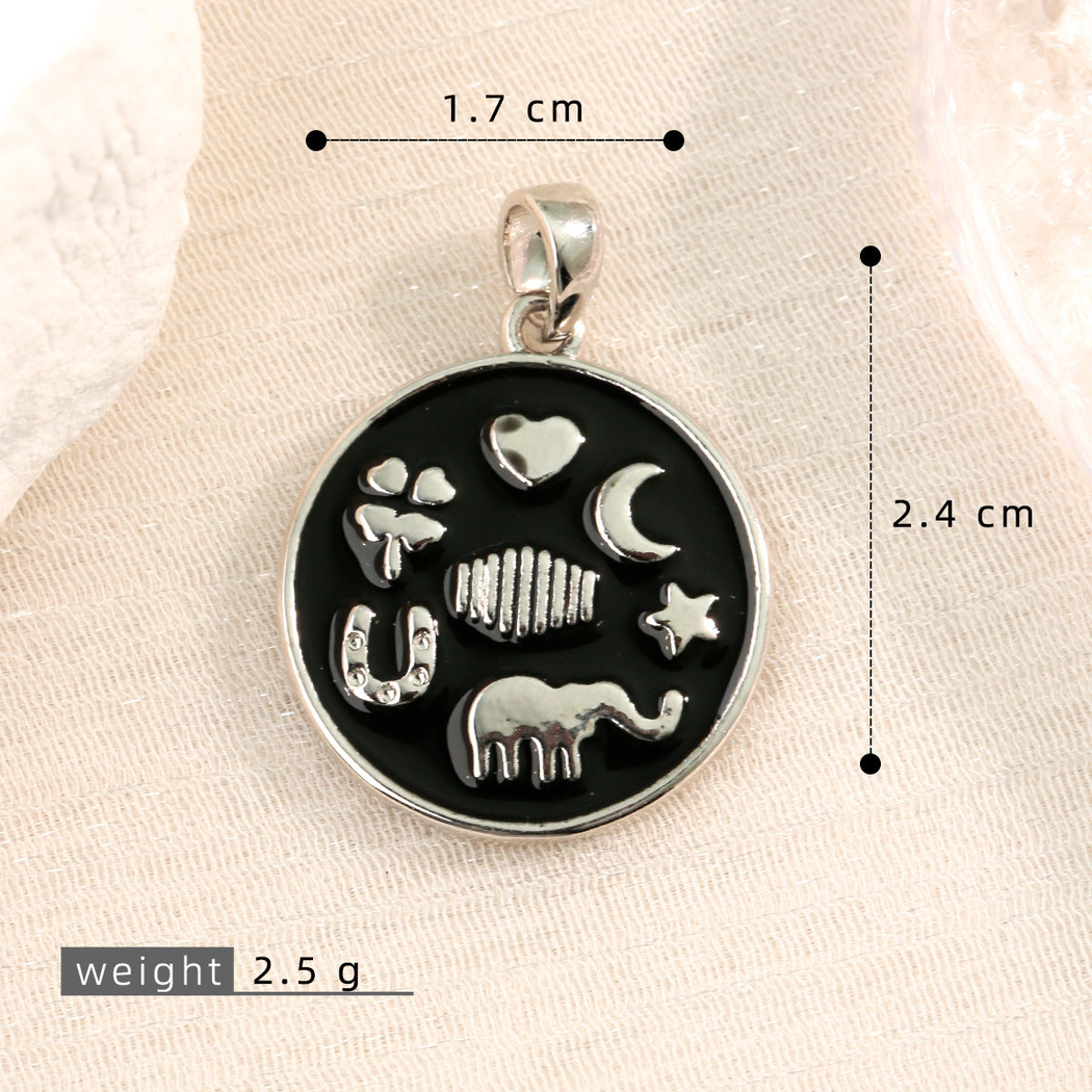 Elvane - Framed Symbolic Medallion Pendant Only