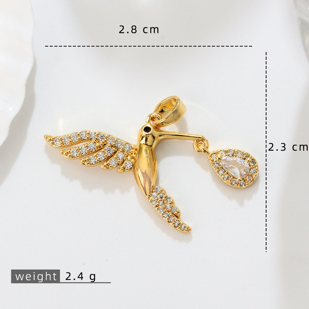 Elvane - Winged Bird-Themed Pendant Only