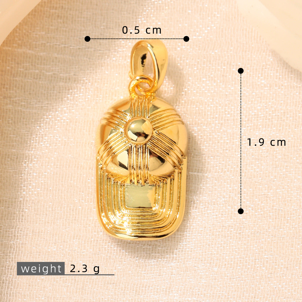 Elvane - Western Hat-Shaped Pendant Only