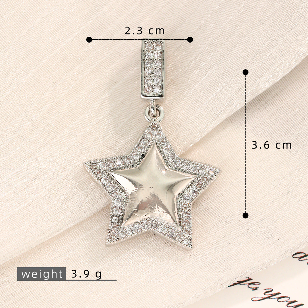Elvane - Layered Star-Shaped Pendant Only