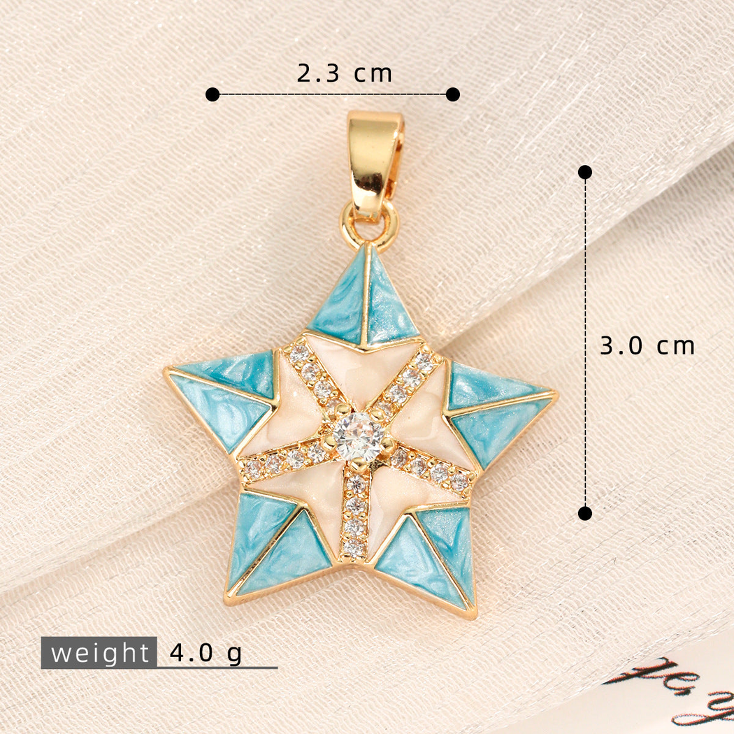 Elvane - Layered Star-Shaped Pendant Only