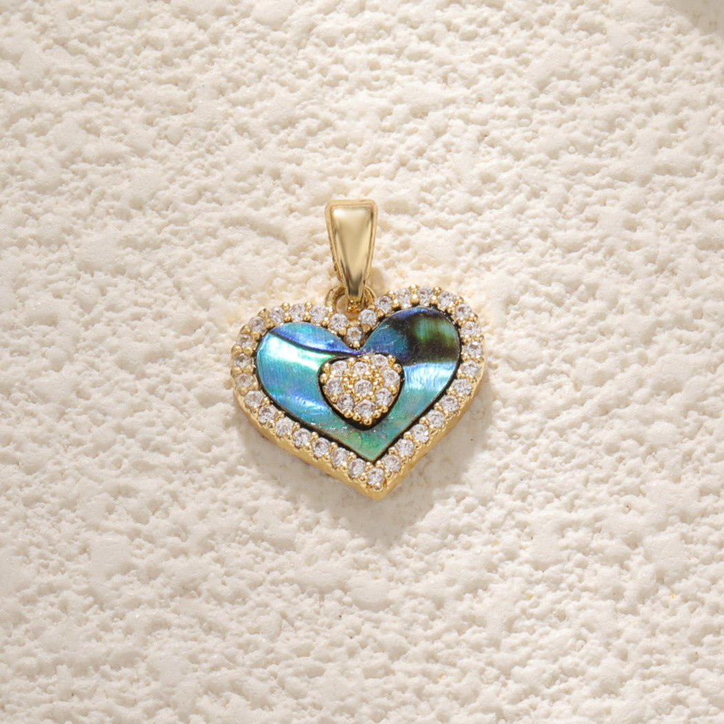 Elvane - Iridescent Geometric Pendant Only