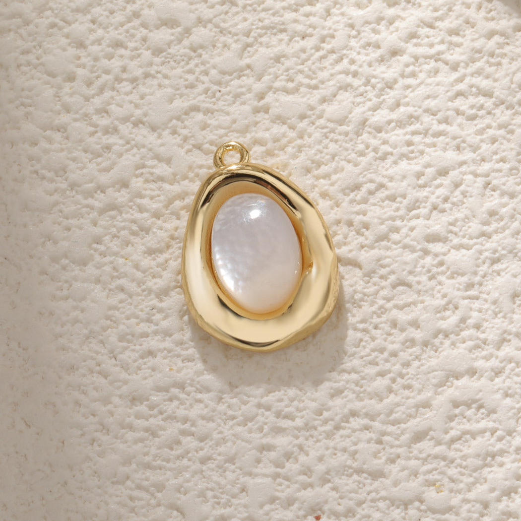 Elvane - Iridescent Geometric Pendant Only