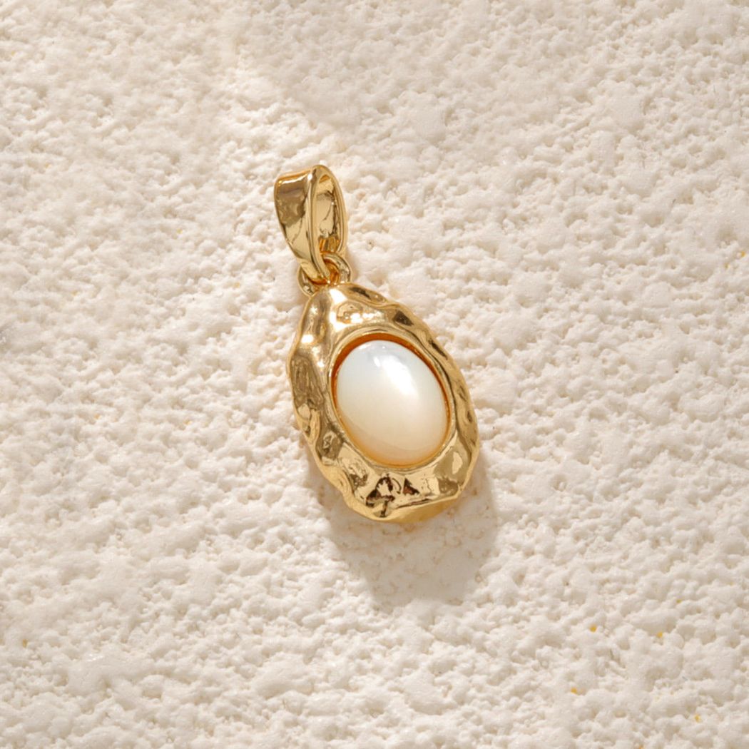 Elvane - Iridescent Geometric Pendant Only