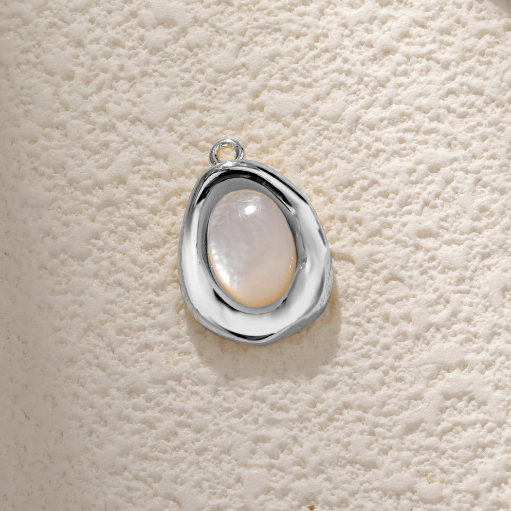 Elvane - Iridescent Geometric Pendant Only
