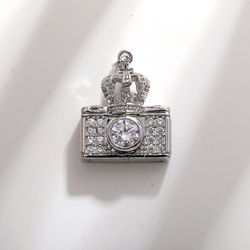 Elvane - Crown Camera-Shaped Pendant Only