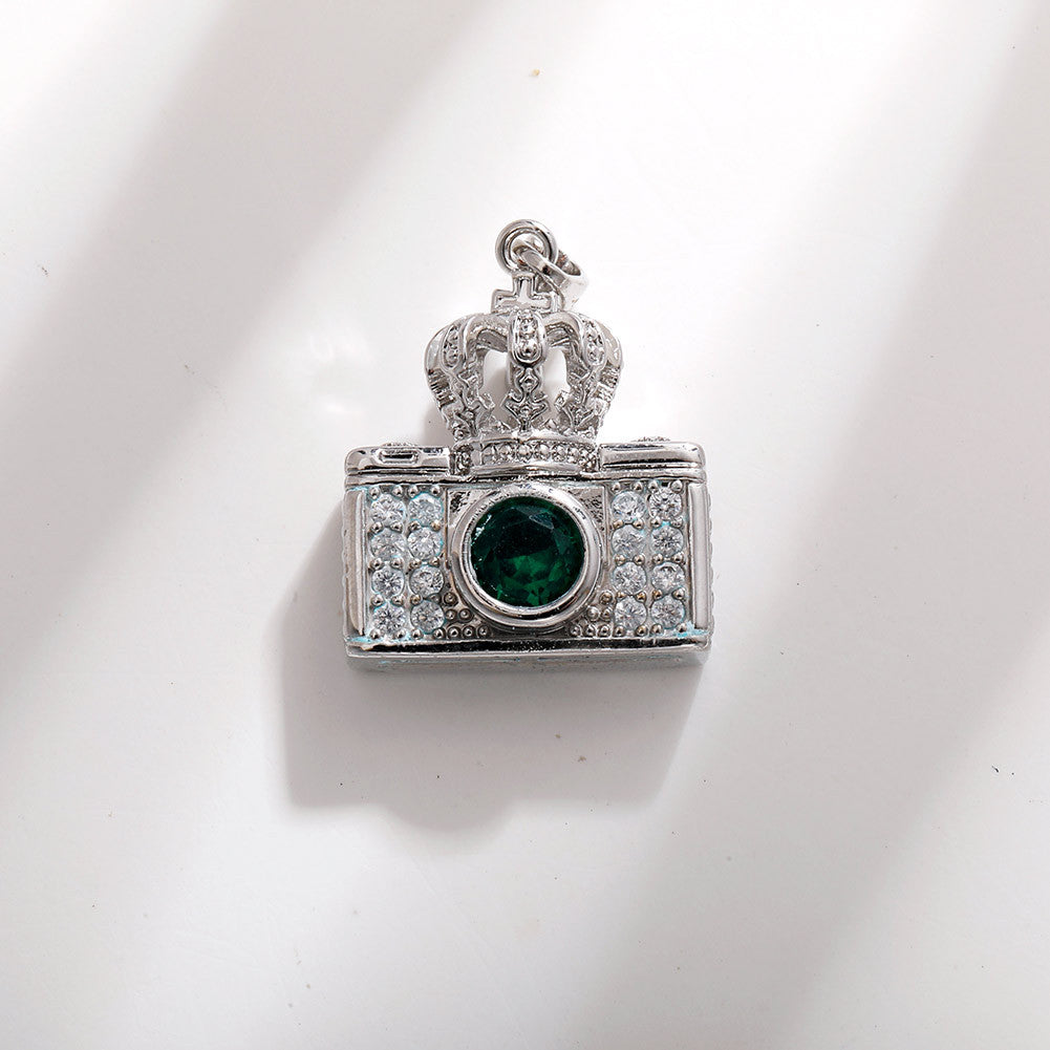 Elvane - Crown Camera-Shaped Pendant Only