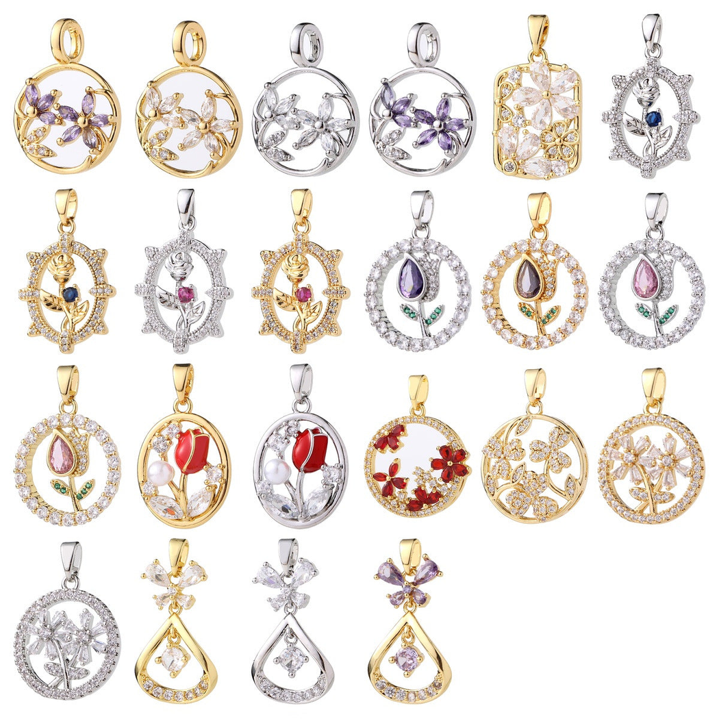 Elvane - Ornamental Framed Pendant Only