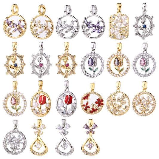 Elvane - Ornamental Framed Pendant Only