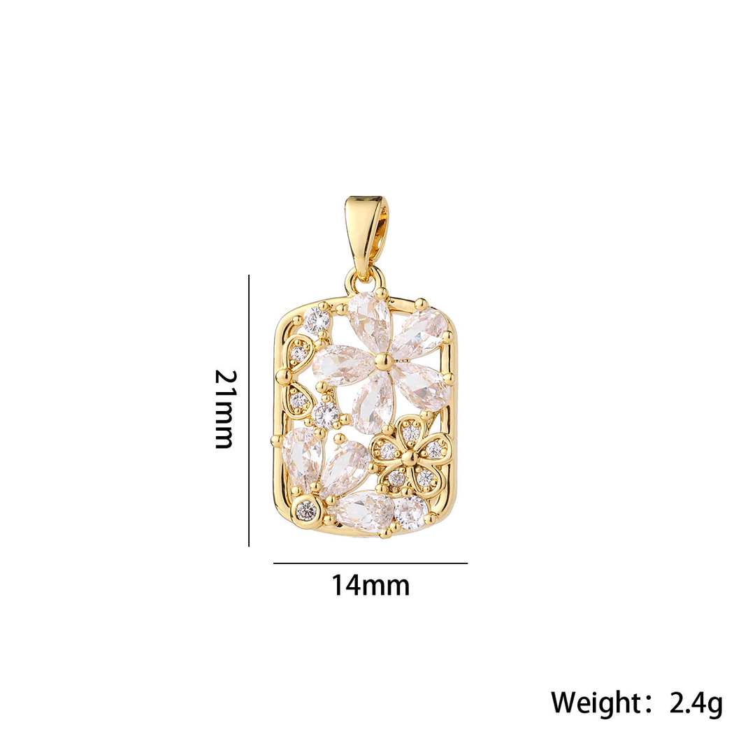 Elvane - Ornamental Framed Pendant Only