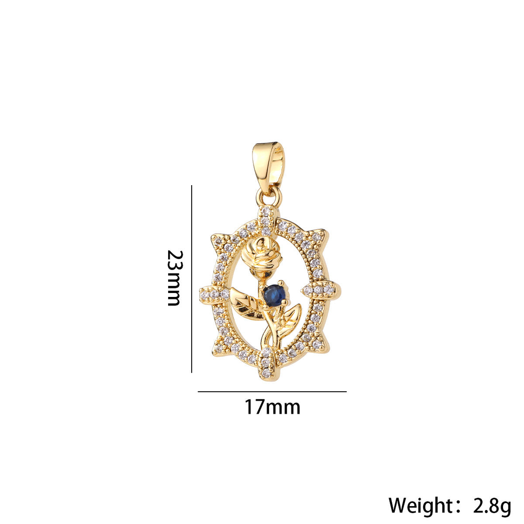 Elvane - Ornamental Framed Pendant Only