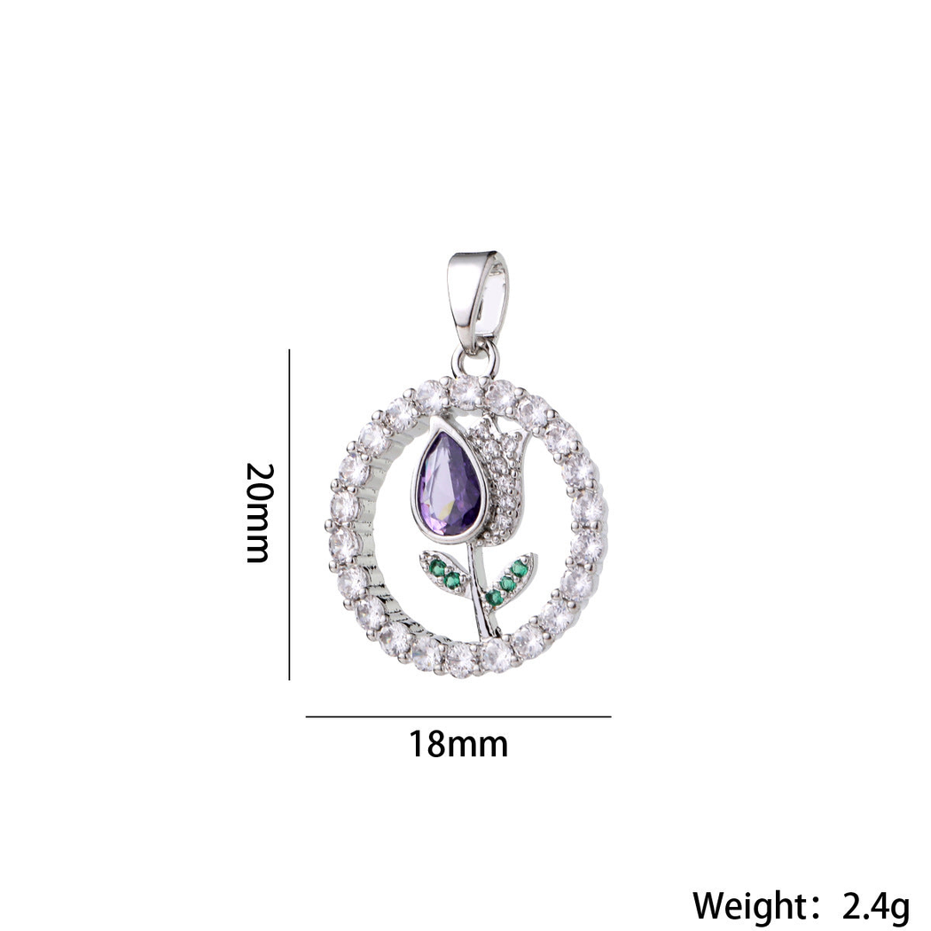 Elvane - Ornamental Framed Pendant Only