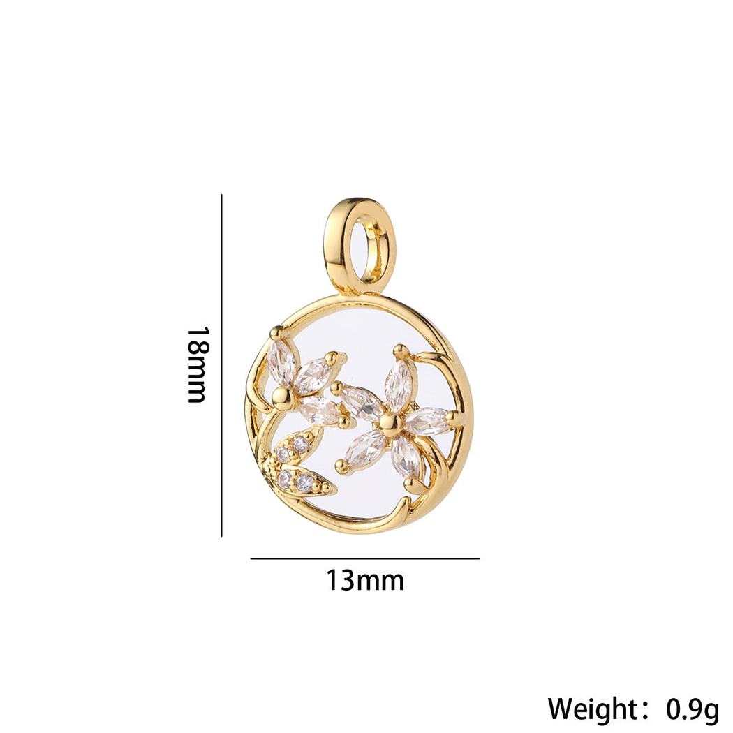 Elvane - Ornamental Framed Pendant Only