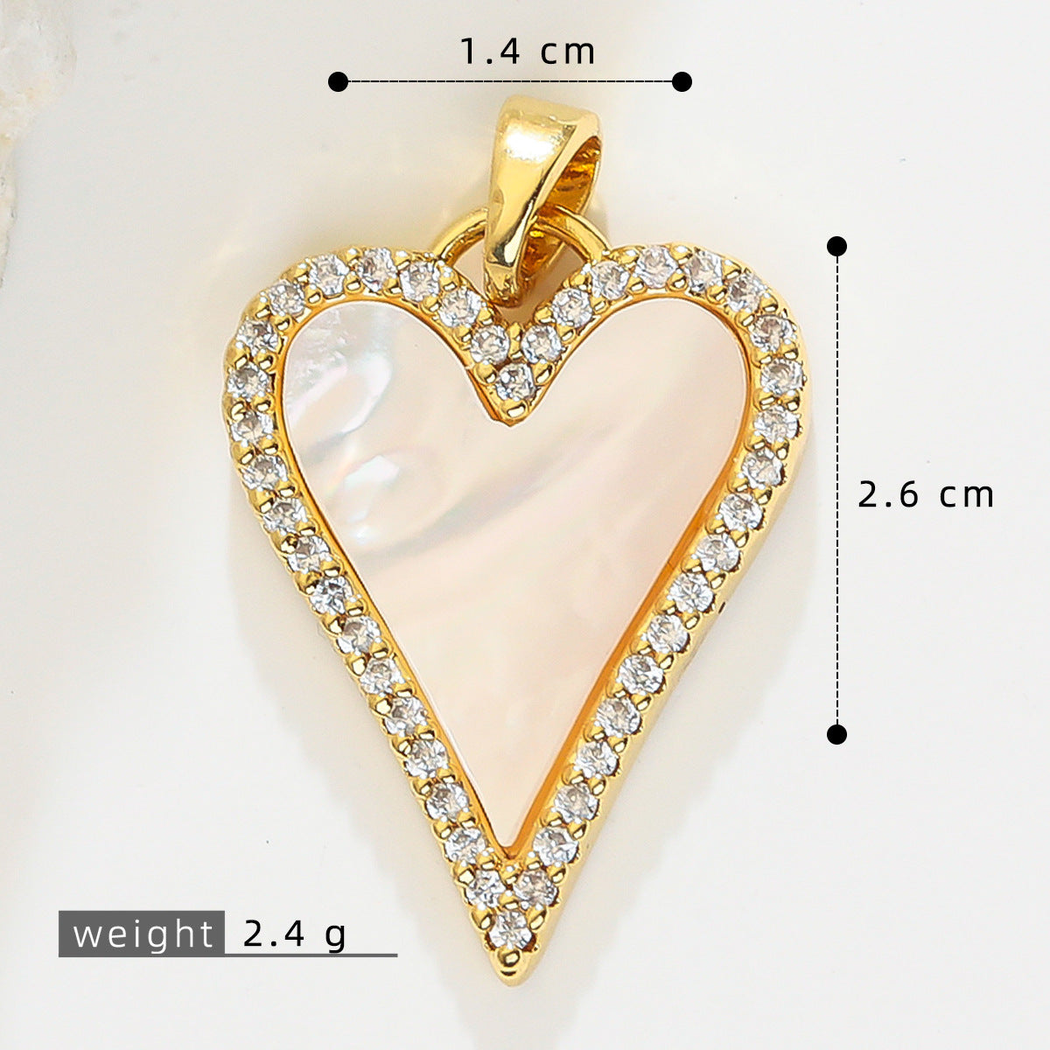 Elvane - Asymmetric Heart-Shaped Pendant Only