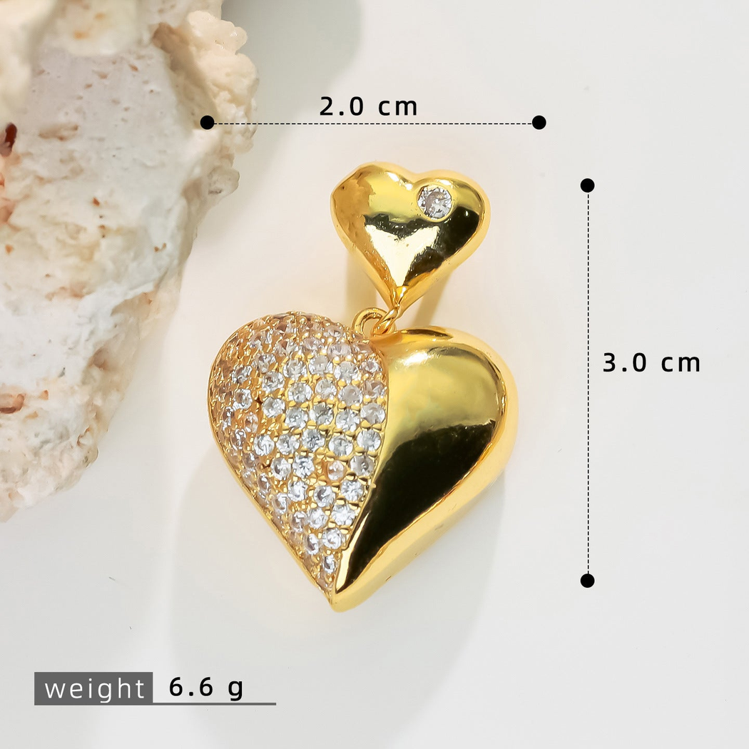 Elvane - Ornamental Heart-Shaped Pendant Only