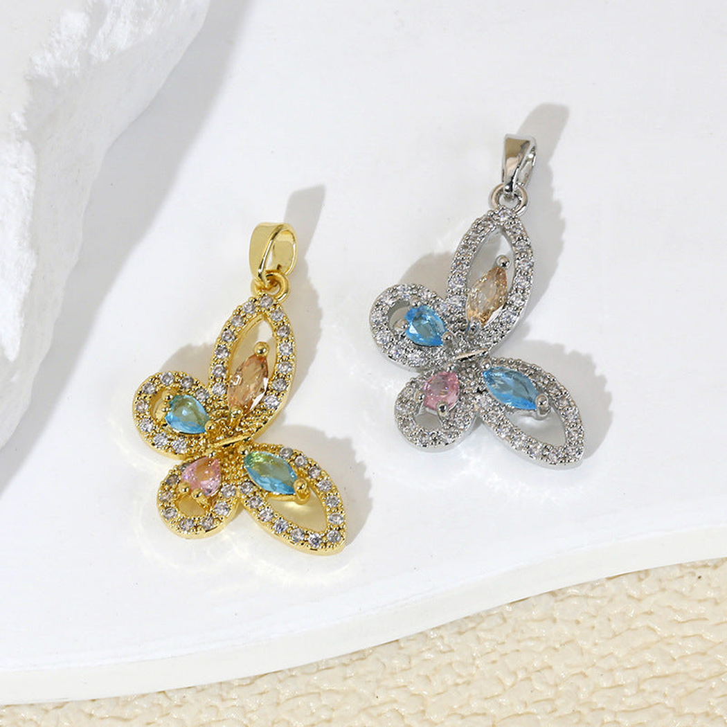 Elvane - Openwork Butterfly-Shaped Pendant Only