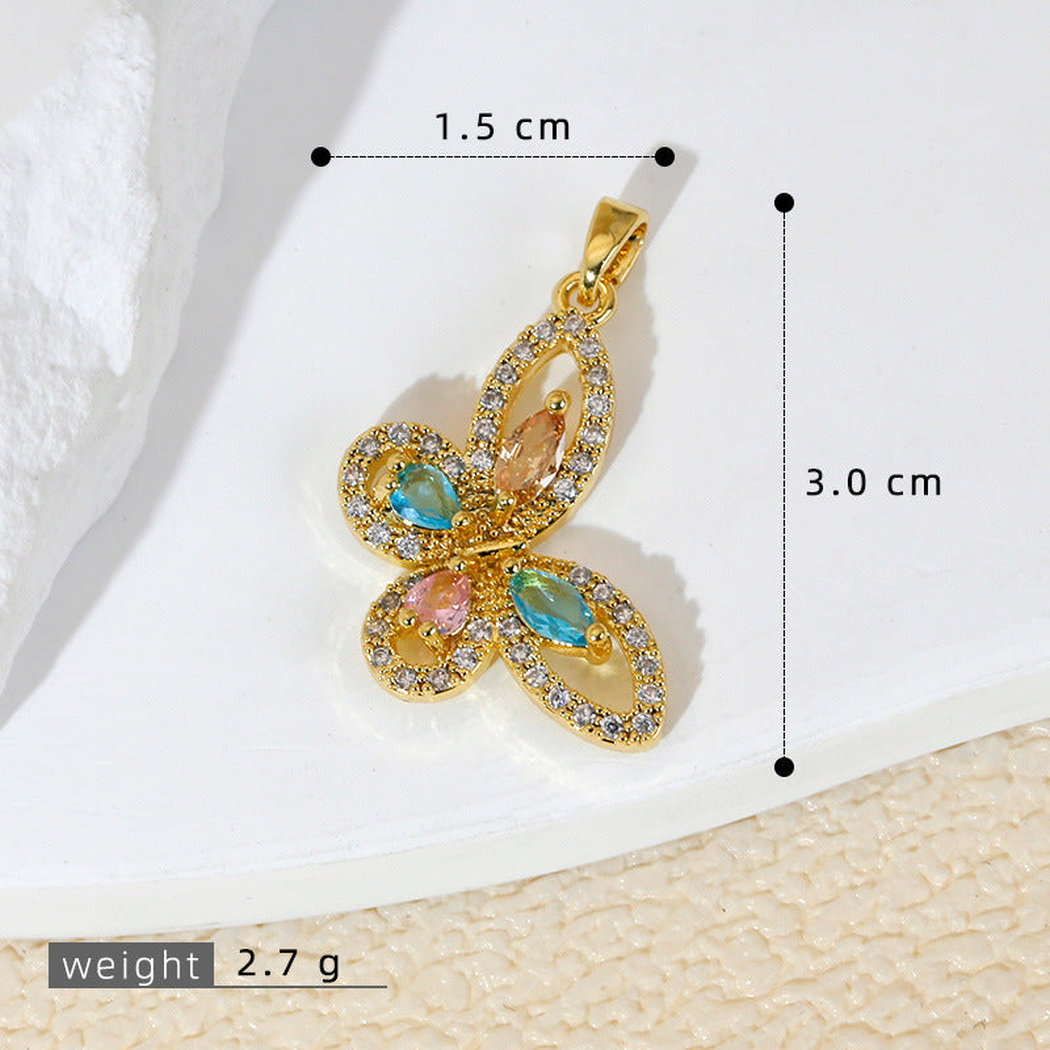Elvane - Openwork Butterfly-Shaped Pendant Only