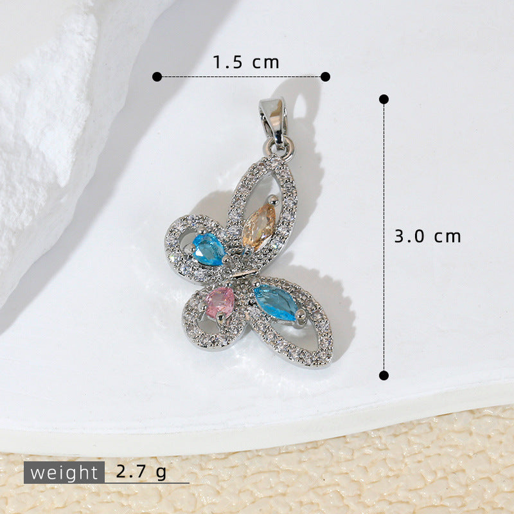 Elvane - Openwork Butterfly-Shaped Pendant Only