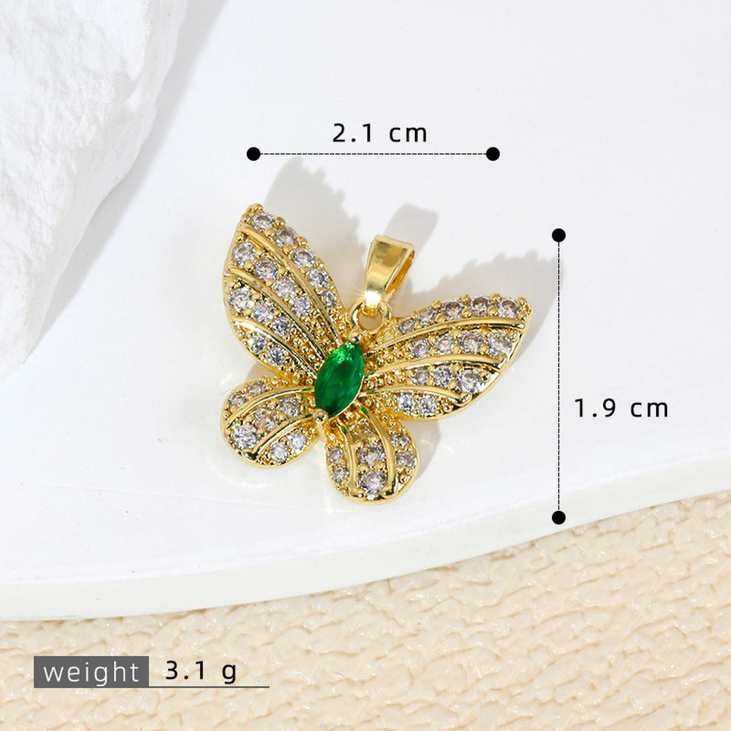 Elvane - Radiating Butterfly-Shaped Pendant Only
