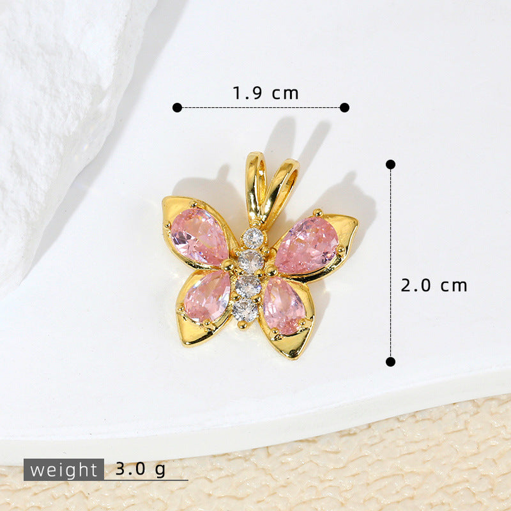Elvane - Radiating Butterfly-Shaped Pendant Only
