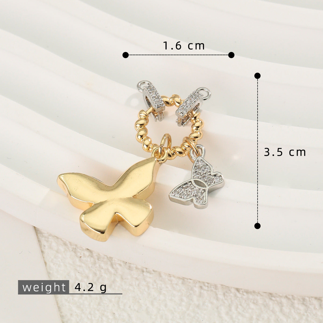 Elvane - Ornamental Butterfly-Shaped Pendant Only