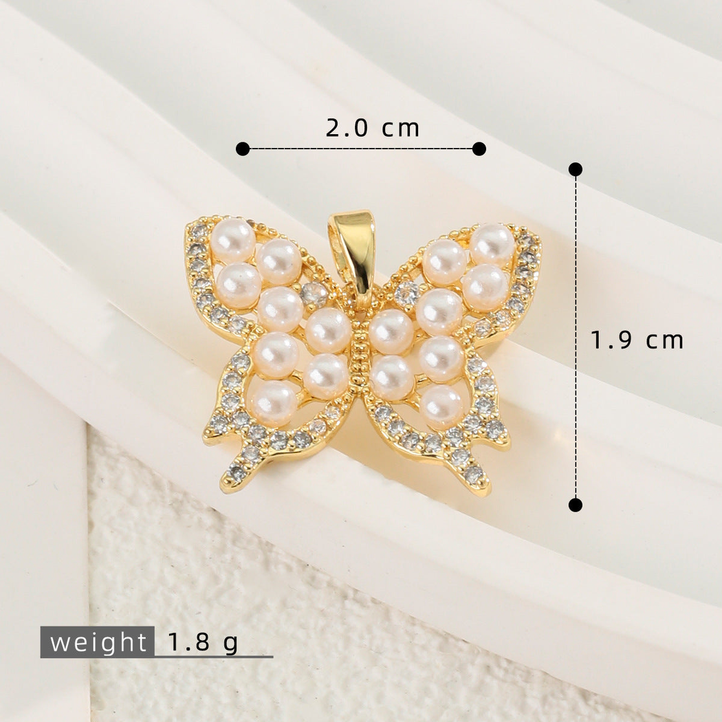 Elvane - Ornamental Butterfly-Shaped Pendant Only