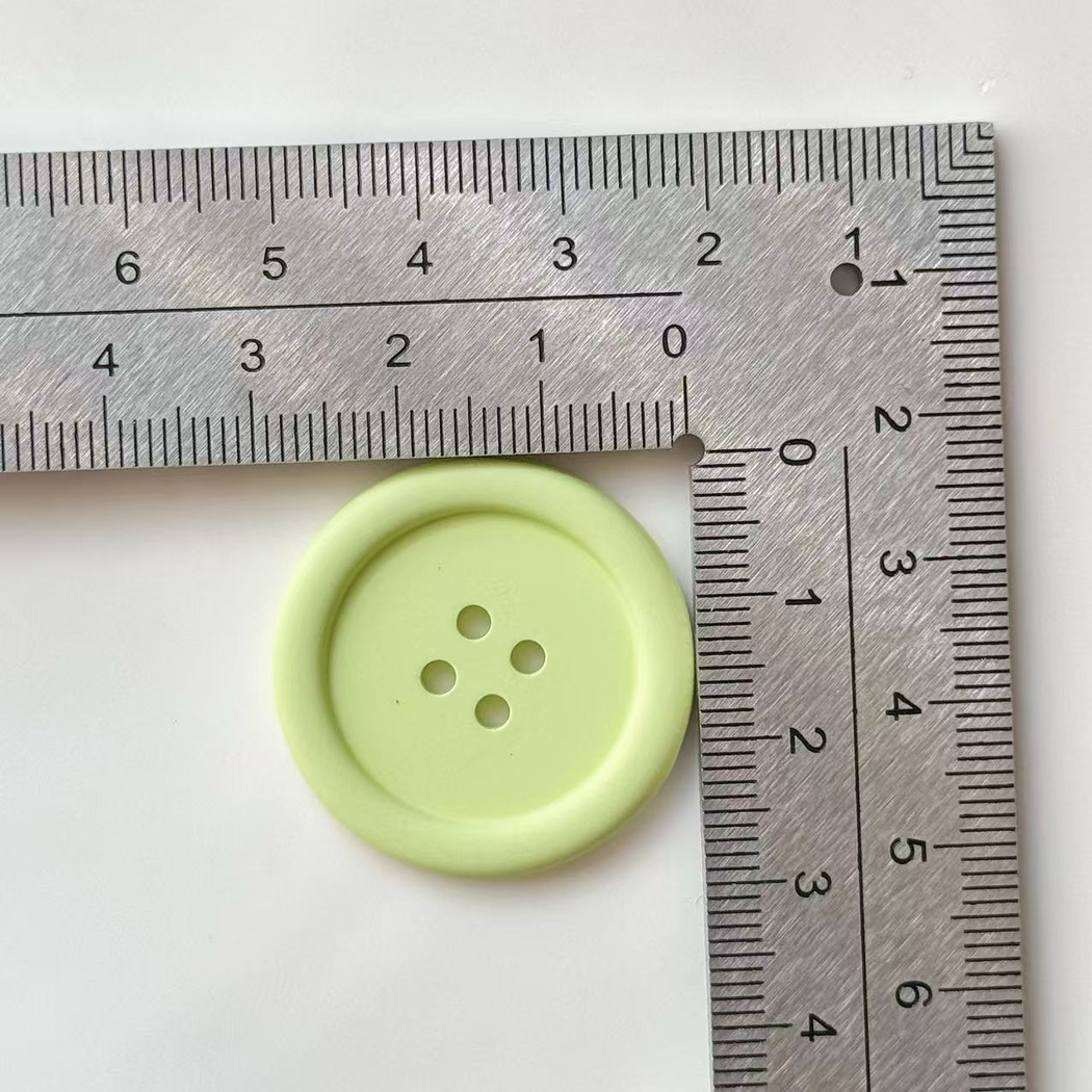 Bunli - DIY 10 Pack Matte Raised Rim Button