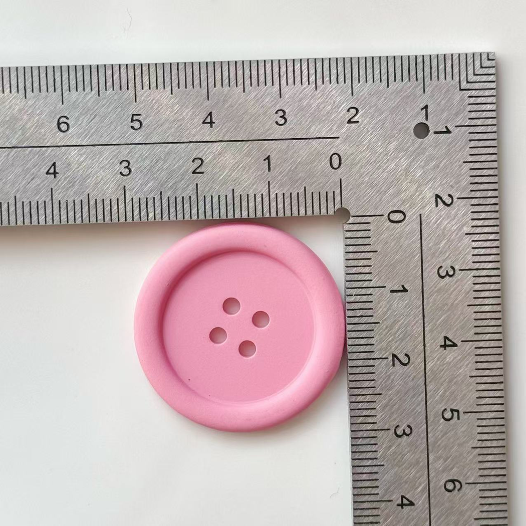 Bunli - DIY 10 Pack Matte Raised Rim Button