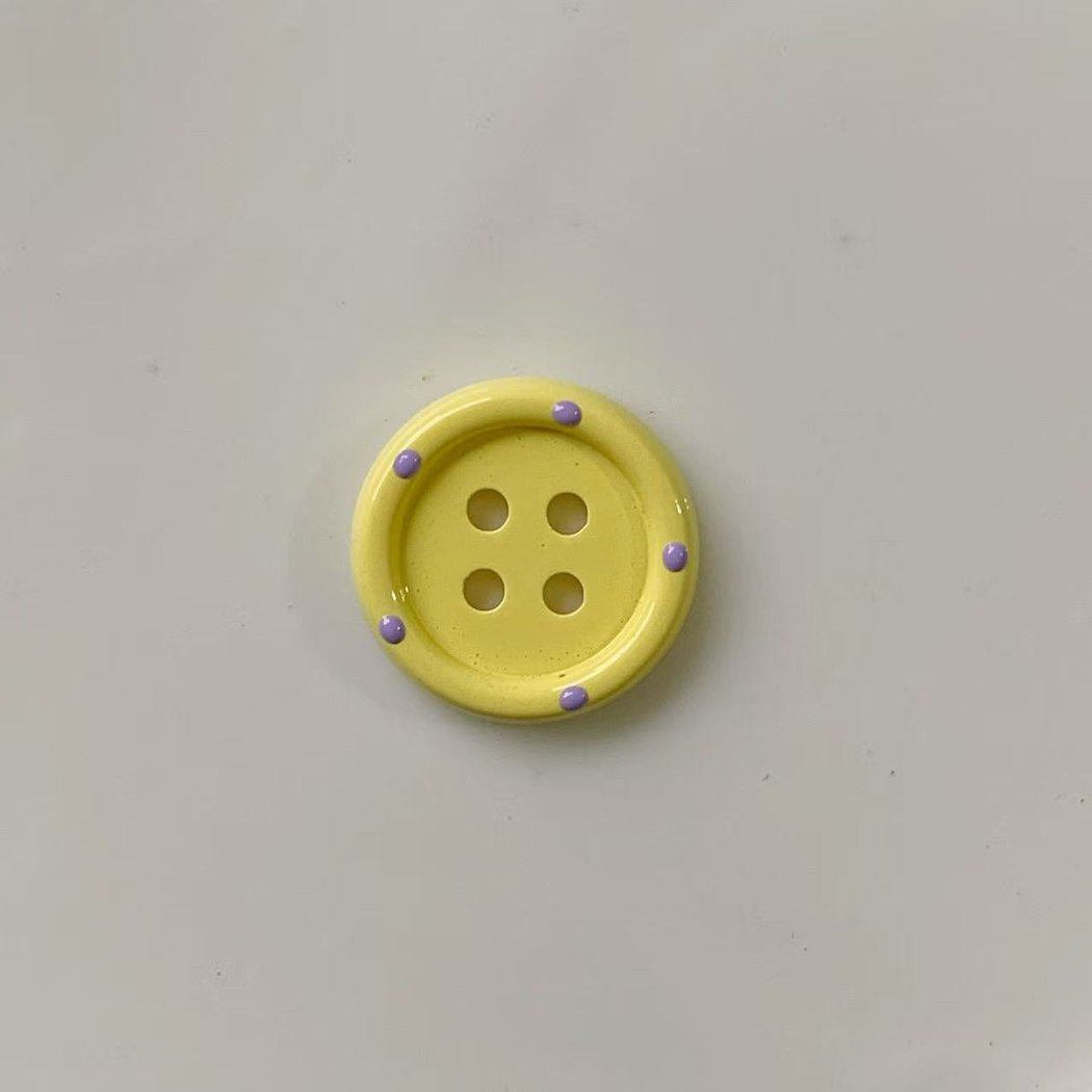 Bunli - DIY 10 Pack Four Hole Dot Rim Button
