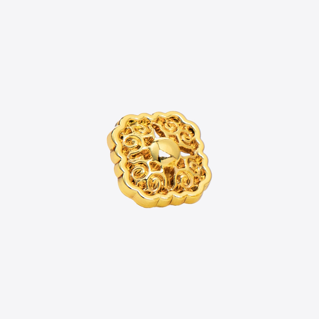 Bunli - DIY 10 Pack Scalloped Scrollwork Button