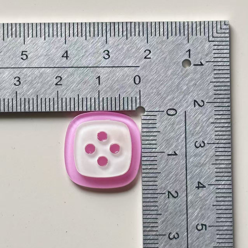 Bunli - DIY 10 Pack Pastel Four Hole Button