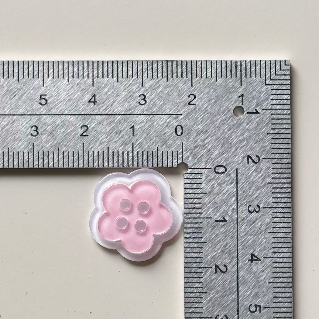 Bunli - DIY 10 Pack Pastel Four Hole Button