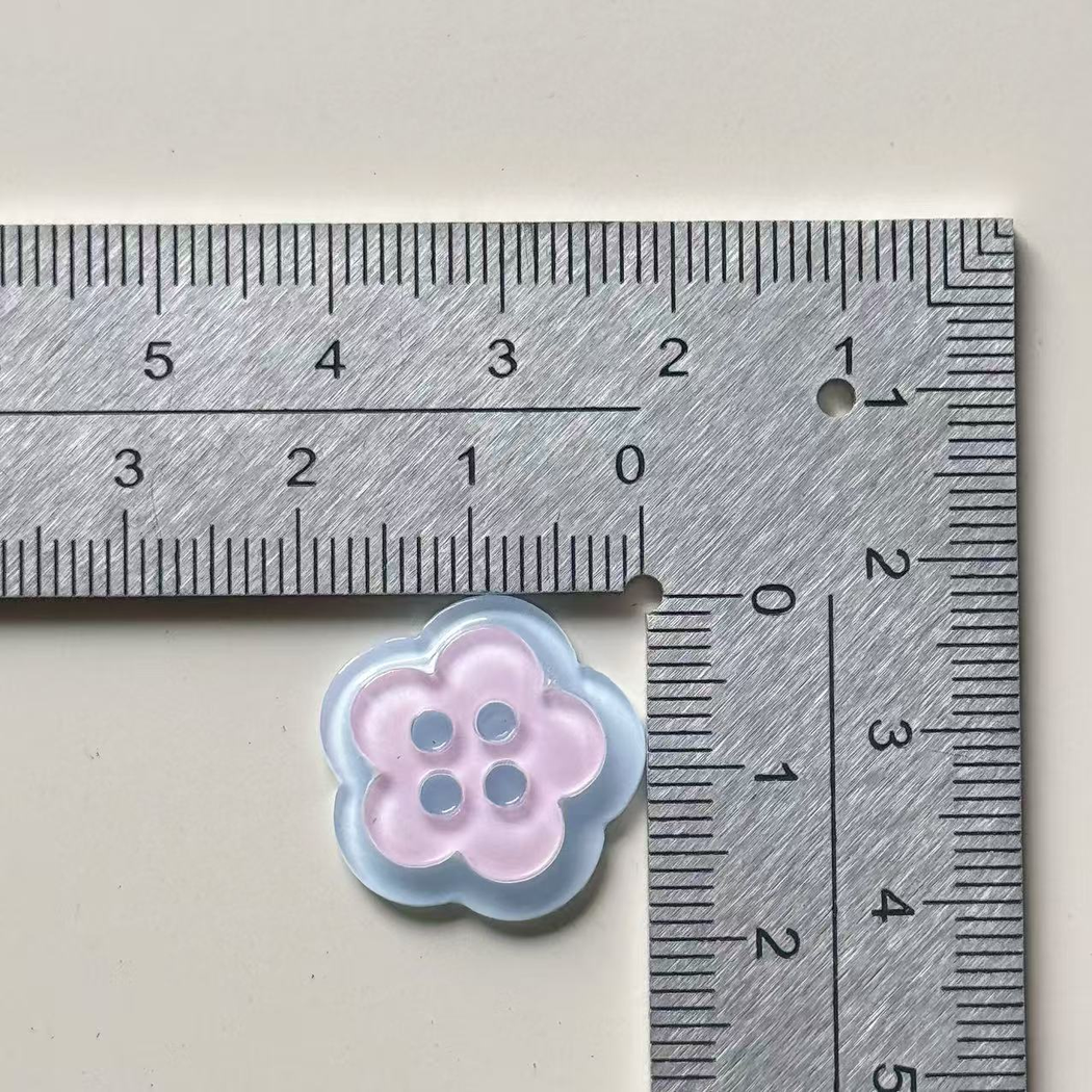 Bunli - DIY 10 Pack Pastel Four Hole Button