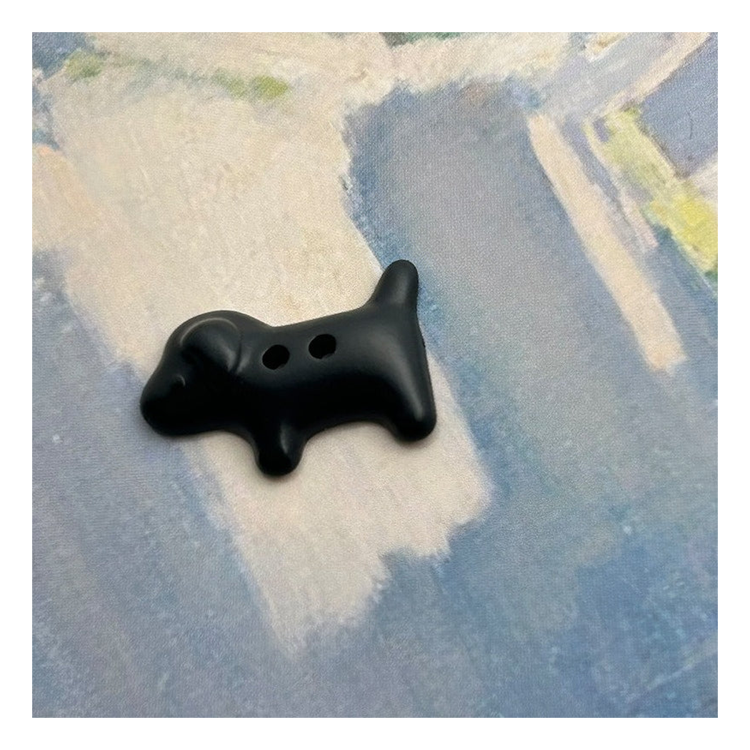 Bunli - DIY 10 Pack Dog Shape Two Hole Button