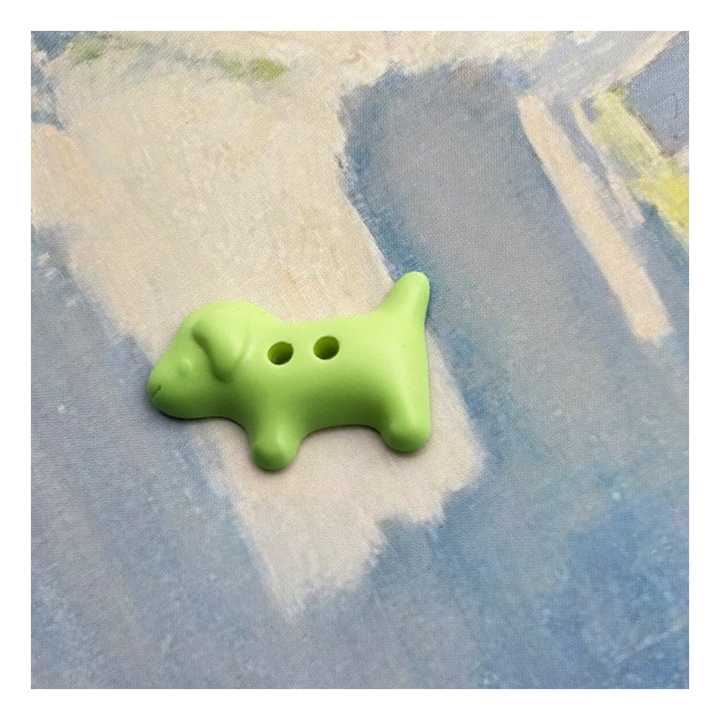 Bunli - DIY 10 Pack Dog Shape Two Hole Button