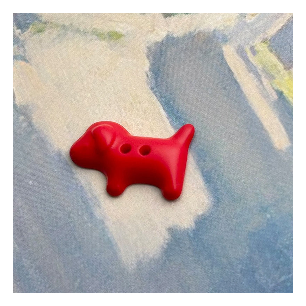 Bunli - DIY 10 Pack Dog Shape Two Hole Button