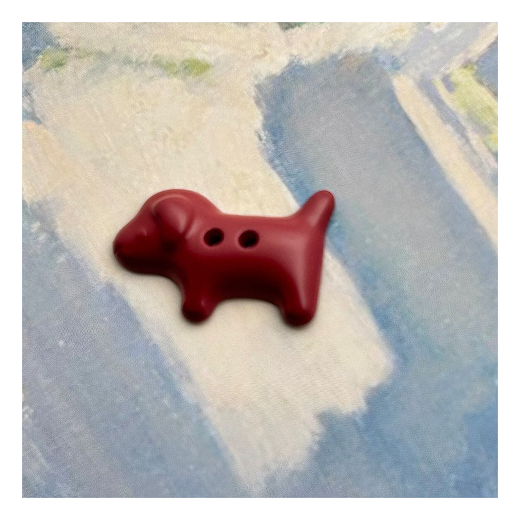Bunli - DIY 10 Pack Dog Shape Two Hole Button