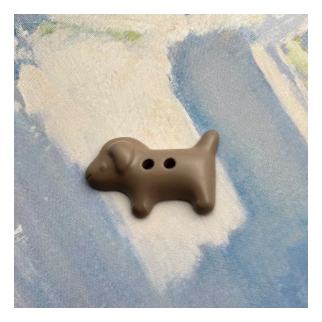 Bunli - DIY 10 Pack Dog Shape Two Hole Button