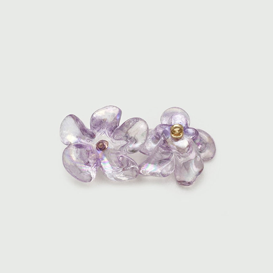 Bunli - DIY 10 Pack Iridescent Rounded Petal Button