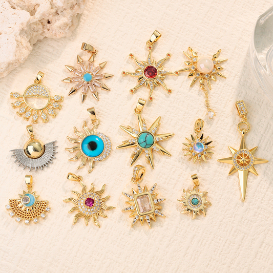 Elvane - Celestial Radiating Pendant Only