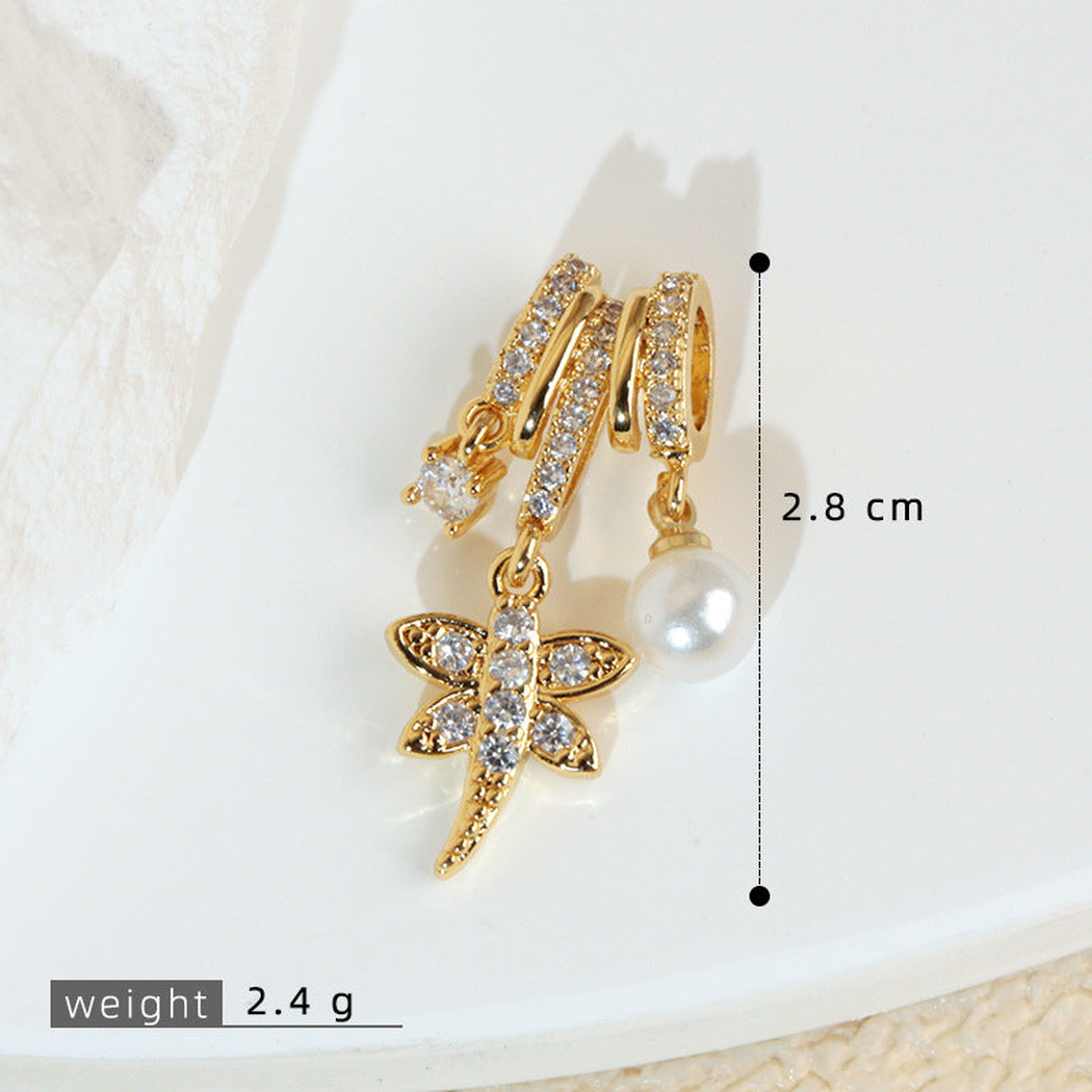 Elvane - Pearl-Shaped Twin-Drop Pendant Only