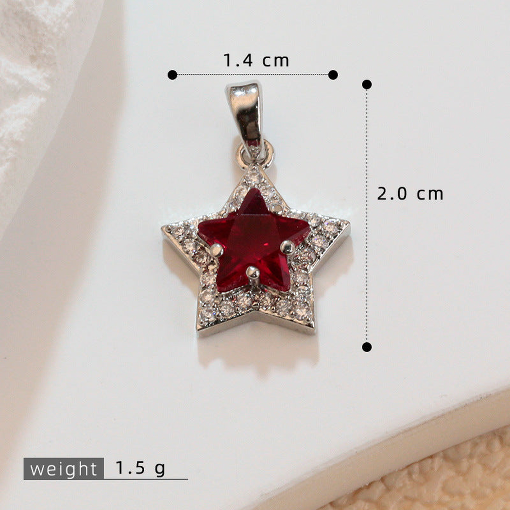 Elvane - Layered Five-Point Star Pendant Only