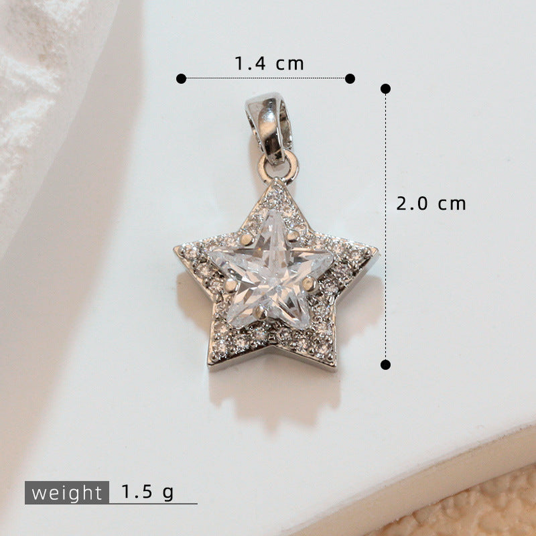 Elvane - Layered Five-Point Star Pendant Only
